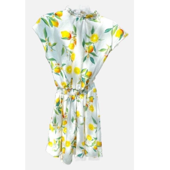 OPHELIA ROE summer dress in lemon print - Picture 2 of 3